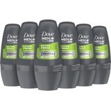 Dove Men+Care Extra Fresh Anti-Transpirant Deodorant Roller - 6 x 50 ml - Voordeelverpakking