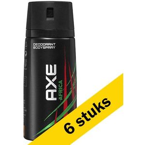 Axe Africa deodorant - body spray (6x 150 ml)
