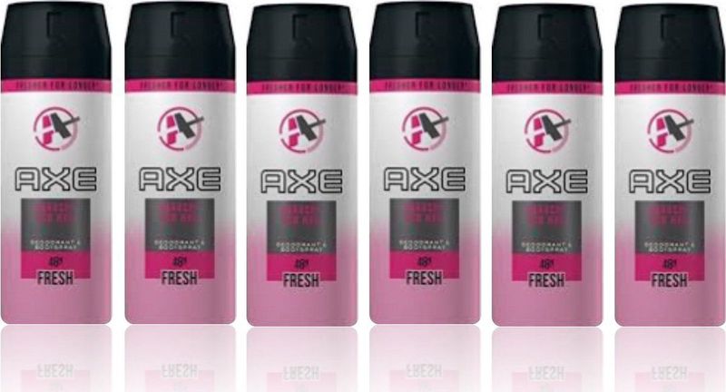 Axe anarchy for her Body Spray - 150 ml - deodorant - 6 st - Voordeelverpakking