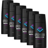 Axe marine Body Spray - 150 ml - deodorant - 6 st - Voordeelverpakking