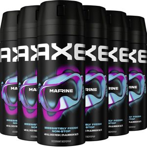 Axe marine Body Spray - 150 ml - deodorant - 6 st - Voordeelverpakking