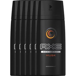 Axe musk Body Spray - 150 ml - deodorant - 6 st - Voordeelverpakking
