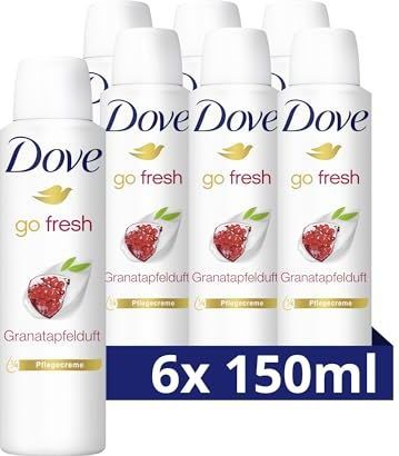 Dove Go Fresh Pomegranate & Lemon Verbena Women - 6 x 150 ml - Deodorant Spray - Voordeelverpakking