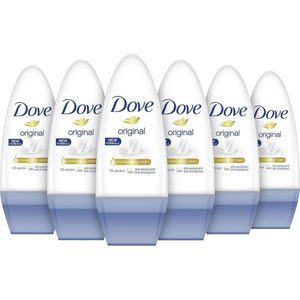Dove Original Deodorant Roller - 6 x 50 ml - Voordeelverpakking