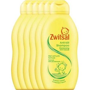 6x Zwitsal anti-klit shampoo (200 ml)