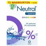Neutral Waspoeder Kleur Parfumvrij 72 Wasbeurten Voordeelverpakking