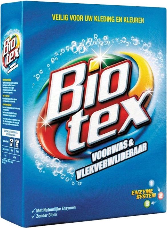 Biotex - Voorwas & Waskrachtversterker - Waspoeder - 4 x 2 kg