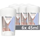 6x Rexona Deodorant Stick Cream Maximum Protection Clean Scent 45 ml