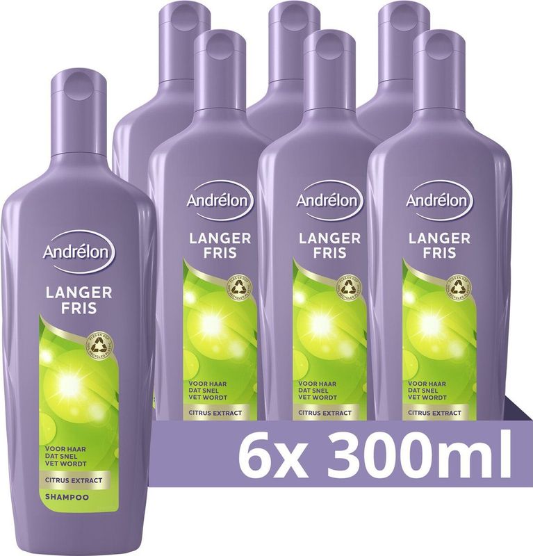 Andrelon - Langer Fris - Shampoo - 6x 300 ml