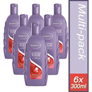 Andrélon Levendige Kleur - 6 x 300 ml - Shampoo