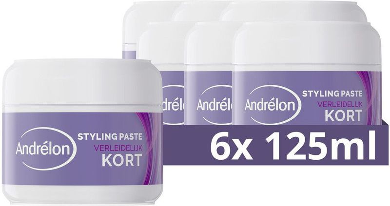 6x Andrelon Shaper Paste Verleidelijk Kort 125 ml