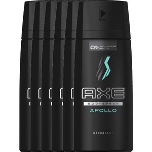 AXE Apollo Deodorant - 6 x 150 ml - Voordeelverpakking