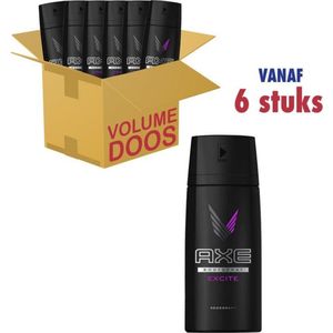 Axe Excite - 6 x 150 ml - Deodorant Spray