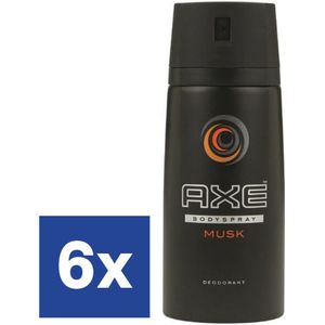 AXE Musk  Deodorant - 6 x 150 ml - Voordeelverpakking
