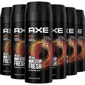 AXE - Musk - Deodorant - 6 x 150 ml - Voordeelverpakking
