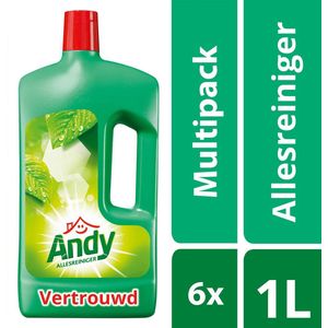 Andy Vertrouwd - 6 x 1 l - Allesreiniger - Voordeelverpakking