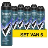 Rexona - Deo Invisible Ice - 6 x 150 ml