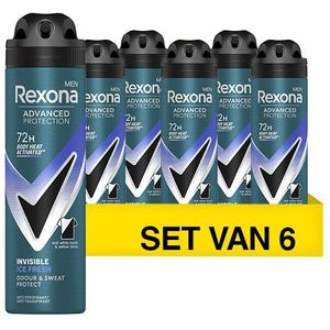 Rexona - Deo Invisible Ice - 6 x 150 ml