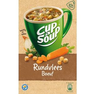 Cup-a-Soup - Rundvlees - Soep - 175 ml - 21 Stuks