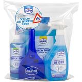Eurol - WinterPakket - Ruitenwisservloeistof - Compleet - Inclusief Spons en Microfiber Doekje