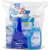 Eurol - WinterPakket - Ruitenwisservloeistof - Compleet - Inclusief Spons en Microfiber Doekje