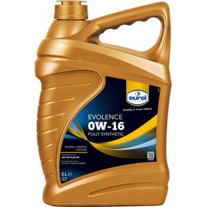 Eurol - Evolence - Motorolie - 0W-16 - 5 Liter - VolSynthetisch