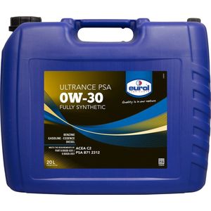 Eurol - Ultrance PSA 0W-30 - Volsynthetische Motorolie - 20L - Low Saps