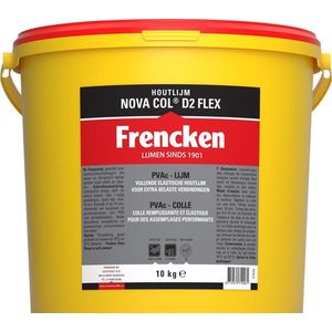 Novacol - Houtlijm Flex - 10 Kg - D2 - Blijvend Elastisch