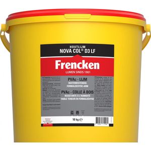 Frencken nova col d3 lf 10 kg houtlijm - nova col d3 lf