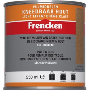 Frencken kneedbaar hout - CL - 250 ml - licht eiken