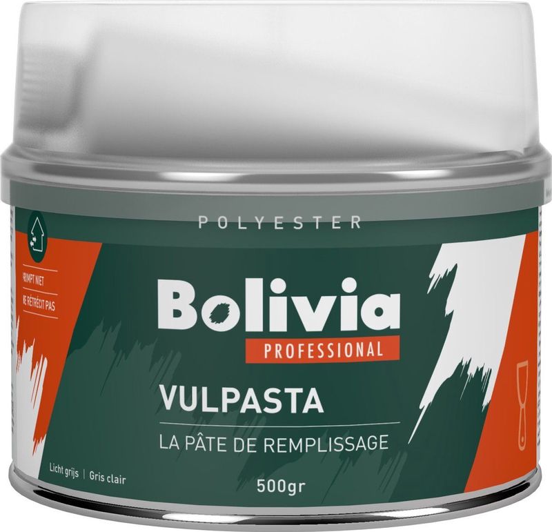 Plamuur - 2-Componenten - Polyester - Boterfijn - Glad Oppervlak