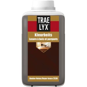 Trae-Lyx Kleurbeits - Donker Noten 1 Liter - Transparante Lak & Olie