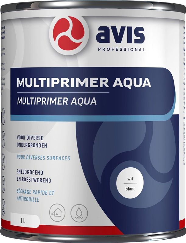 Avis Multiprimer Aqua - Wit - Hechtprimer - Acrylaat Dispersie