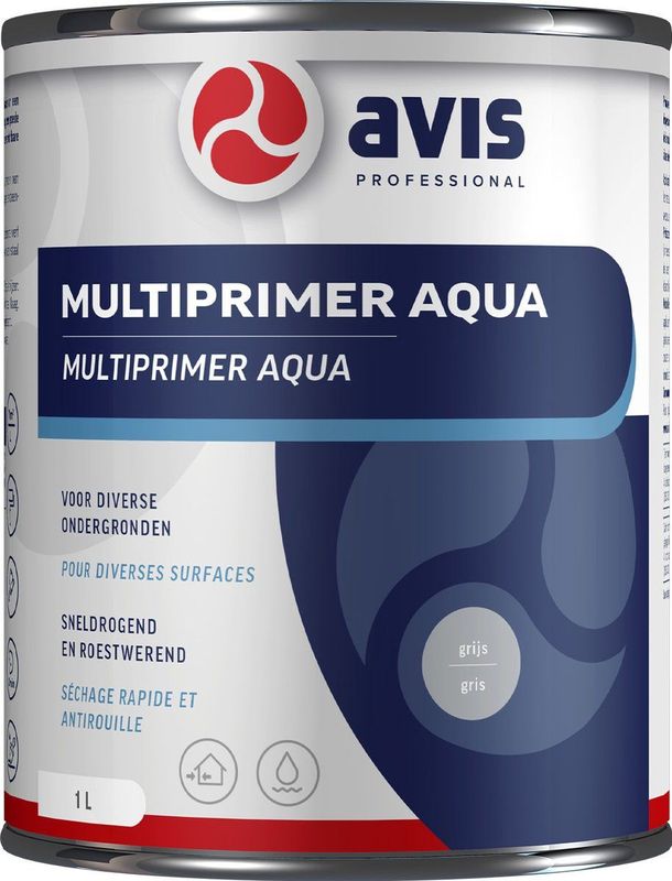 Avis - Grondverf Multiprimer - Primer - Kleurdekking - Terpentinebasis