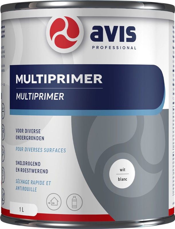 Avis - Multiprimer - Wit - Sneldrogende Primer - Voor Binnen en Buiten
