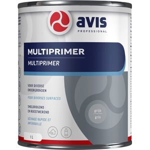 Avis Multiprimer - Grijs - Primer - Sneldrogend - Geschikt voor Diverse Ondergronden