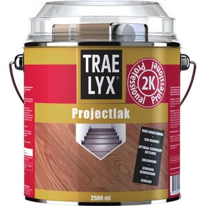 Trae-Lyx Project- en Trappenlak 2K - Zijdeglans 2,5 liter - Transparante Lak & Olie