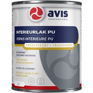 Avis Interieurlak PU Mat  - 1 Liter 1 Liter - Aflakken