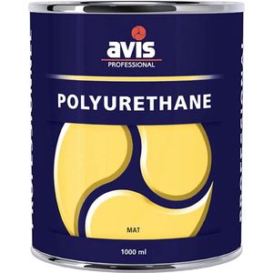 Avis Interieurlak PU ZijdeglansBlanke lak 250 ML