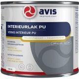 Avis - Polyurethane Hoogglans Blanke Lak - 250 ML - Transparante Slijt- en Slagvaste Lak