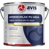 Avis - Interieurlak PU Aqua Zijdeglans - Transparant - Makkelijk te Verwerken