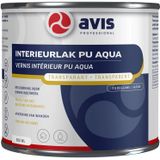 Avis - Interieurlak PU Aqua Zijdeglans - Transparant - Makkelijk te Verwerken