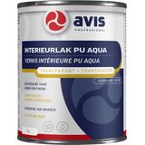 Avis - Interieurlak PU Aqua Zijdeglans - Transparant - Makkelijk te Verwerken