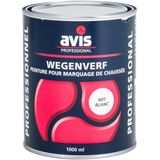 Avis - Wegenverf - Wit - Alkydharsverf - Sneldrogend