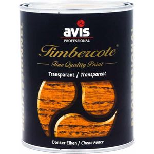 Avis Timbercote Buitenlak Hoogglans Transparant 1L donker eiken