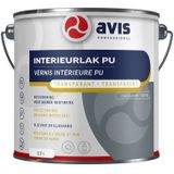 Avis - Interieurlak PU Zijdeglans - Transparant - Slijt- en Slagvast