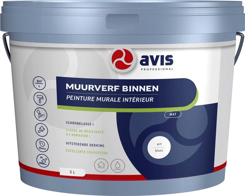 Permoglaze - Muurverf - Mat - Buiten - Acrylaat Copolymeer