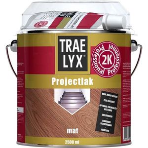 Trae Lyx Projectlak 2K Mat - 2,5 liter | 8712576302250 | Lakverf Binnen