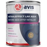 Avis - Colorex - Waterverdunbare Zijdeglans Metaaleffect Lak - Acrylaatbasis - Voor Binnen en Buiten