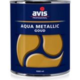 Avis - Colorex - Waterverdunbare Zijdeglans Metaaleffect Lak - Acrylaatbasis - Voor Binnen en Buiten